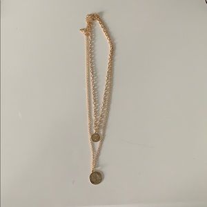 double coin necklace